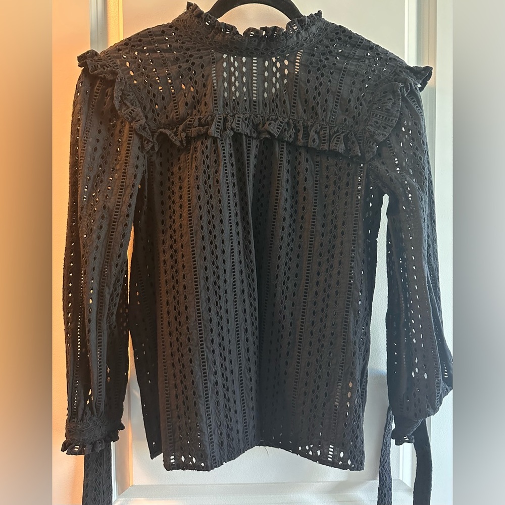 Madewell Eyelet Blouse (xxs)